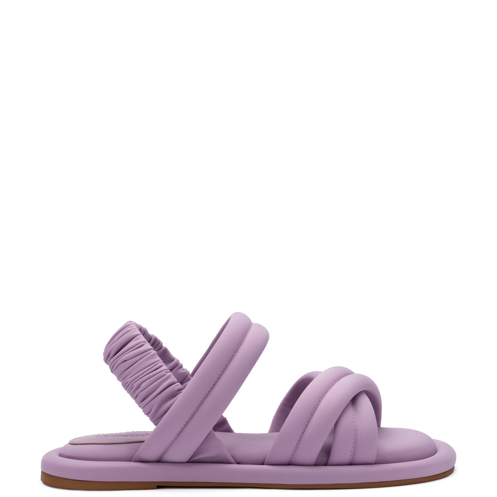 Joshua Flat Sandal In Lavender Lycra