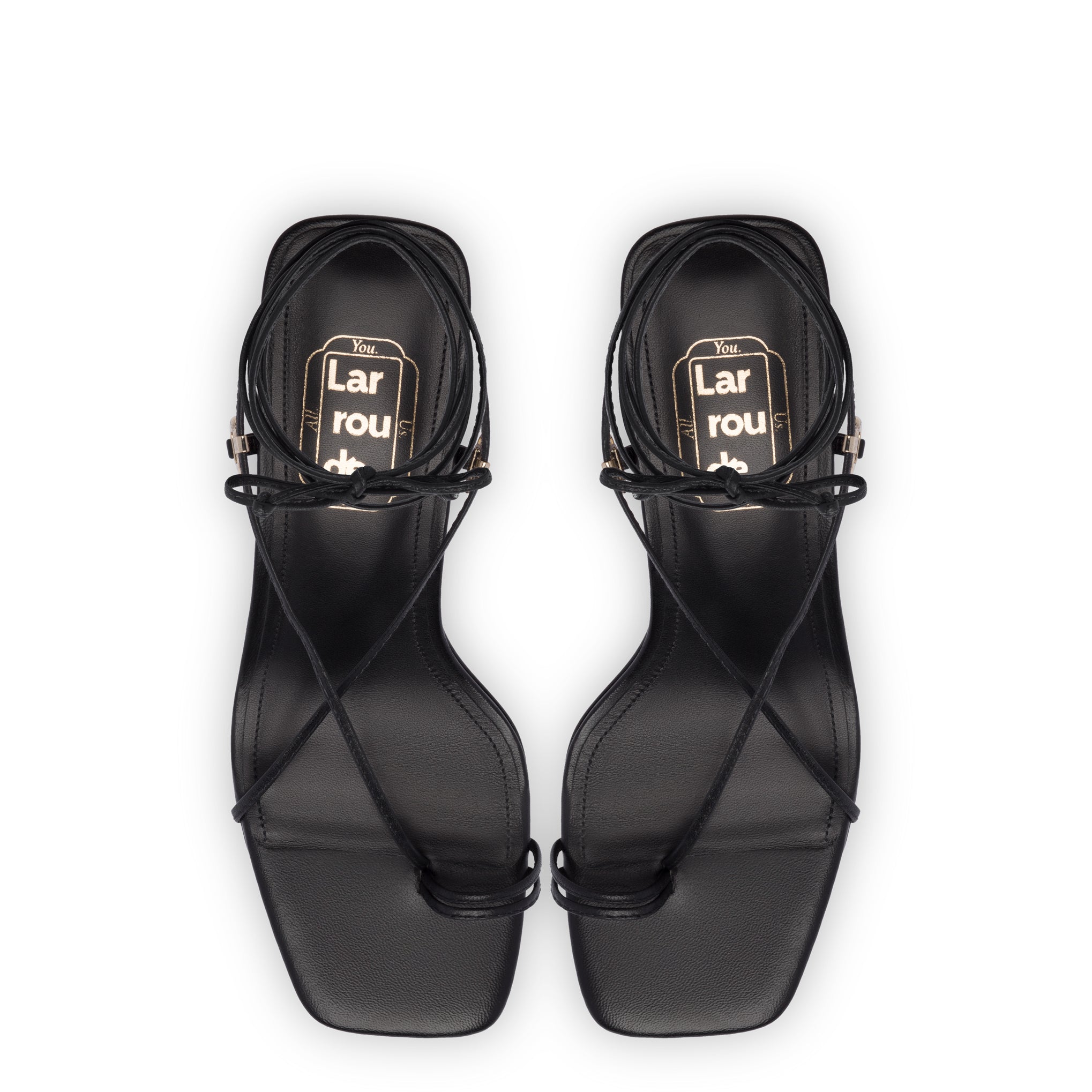 Portofino Sandal In Black Leather